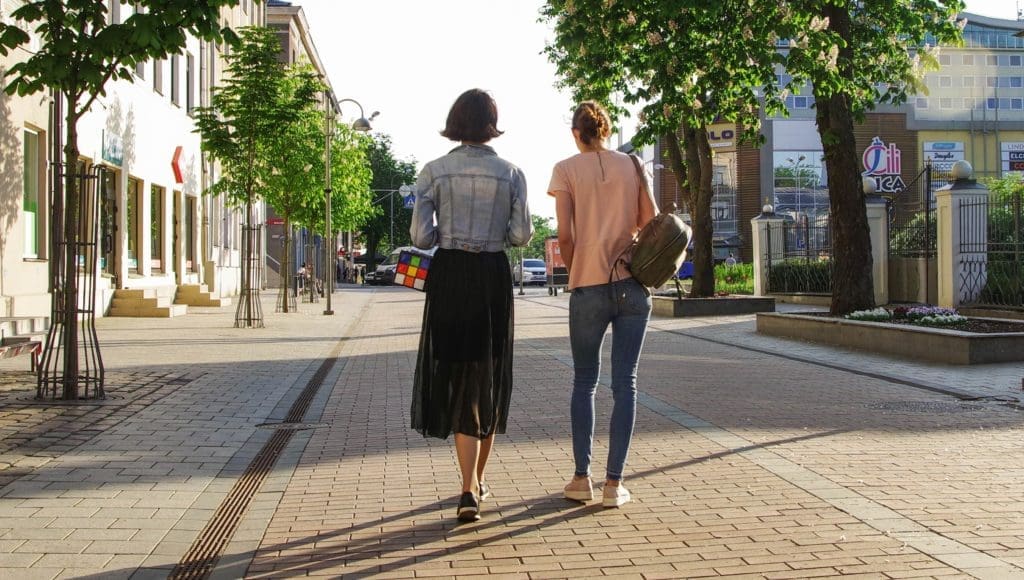 Walkable communities using sidewalks