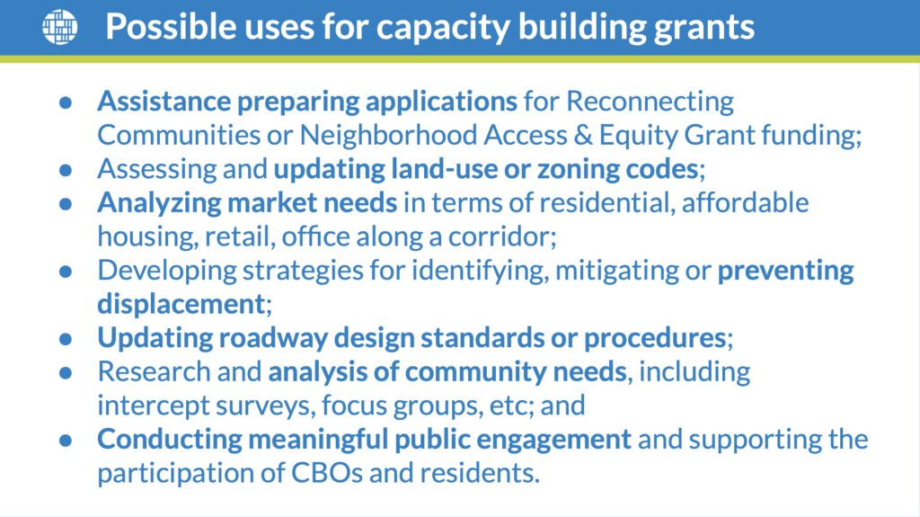 Community Connector slide