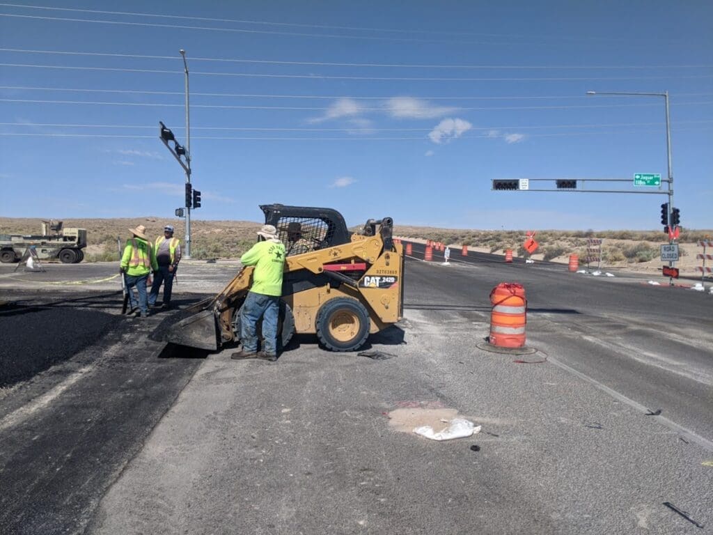 Those roadway folks on a sunny, hot Saturday morning in July
